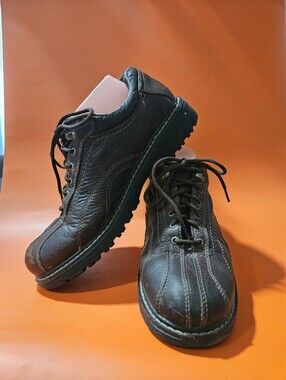 RJ COLT BROWN LEATHER CASUAL COMFORT OXFORDS MENS 10.5M SHOES Bin 3